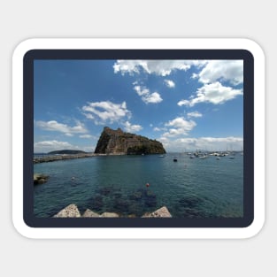 Aragonese Castle in Ischia Island Sticker